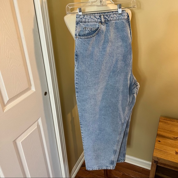 ASOS pre-owned high rise loose fit jeans size US 18/30 - Picture 9 of 9